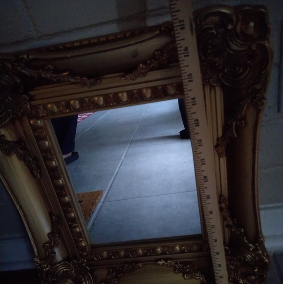 Mirror  with classic frame . Size is 17x15 " - Picture 14 of 15